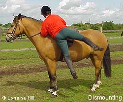 dismounting
